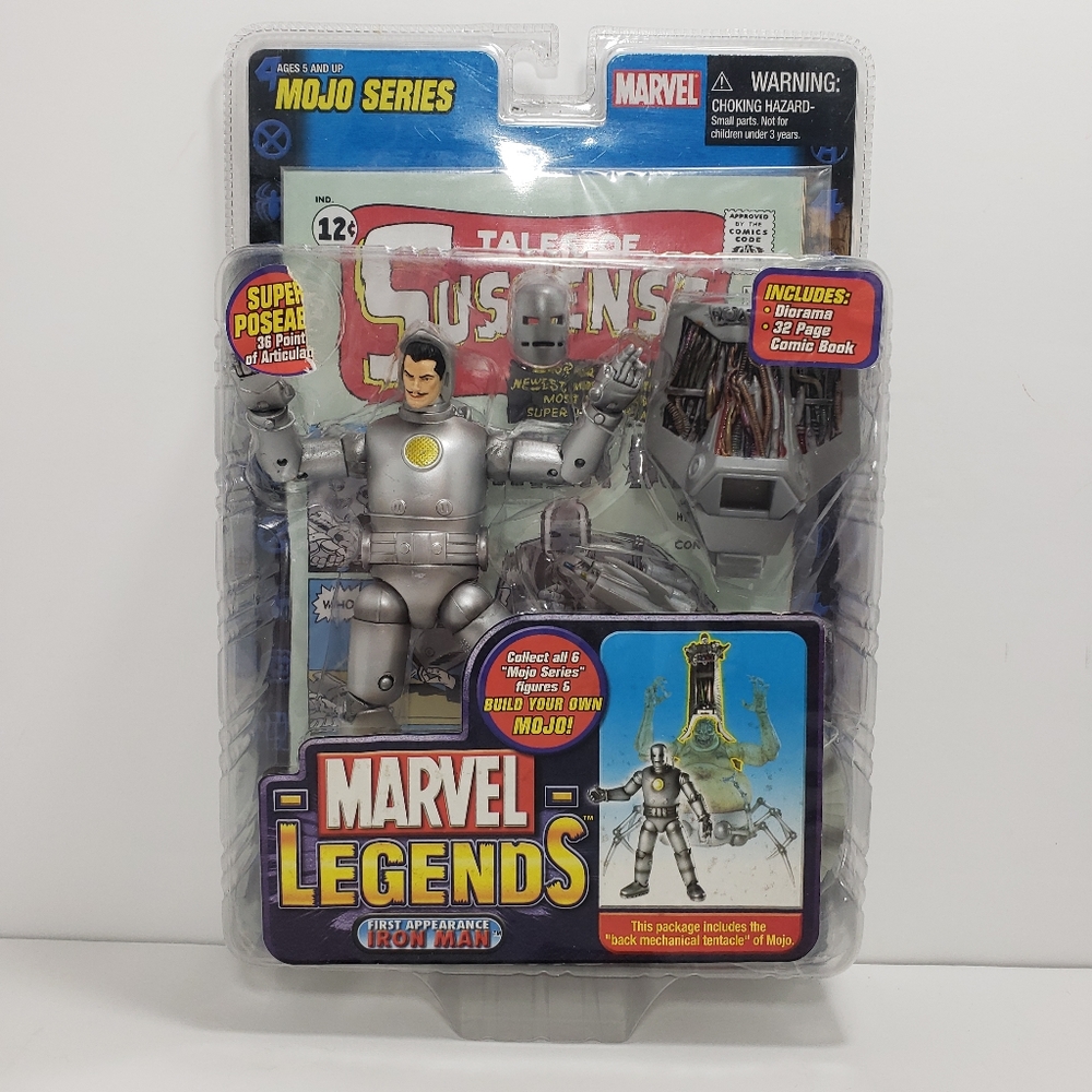 New! Toy Biz Marvel Legends Iron Man First Appearance Mojo Series 14 || 2006